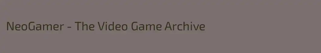 NeoGamer - The Video Game Archive